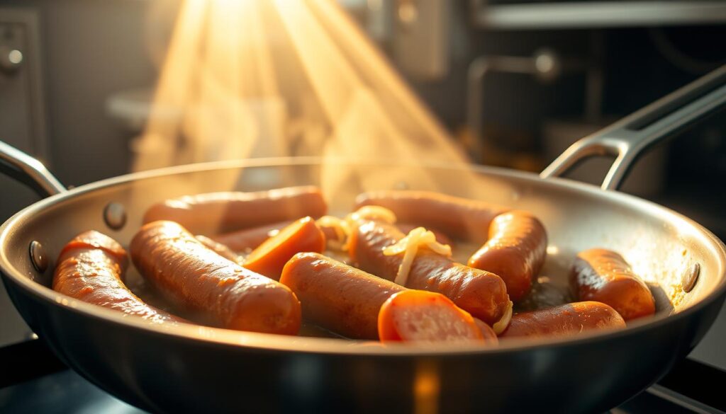 Beef Pan Sausage Cooking Techniques