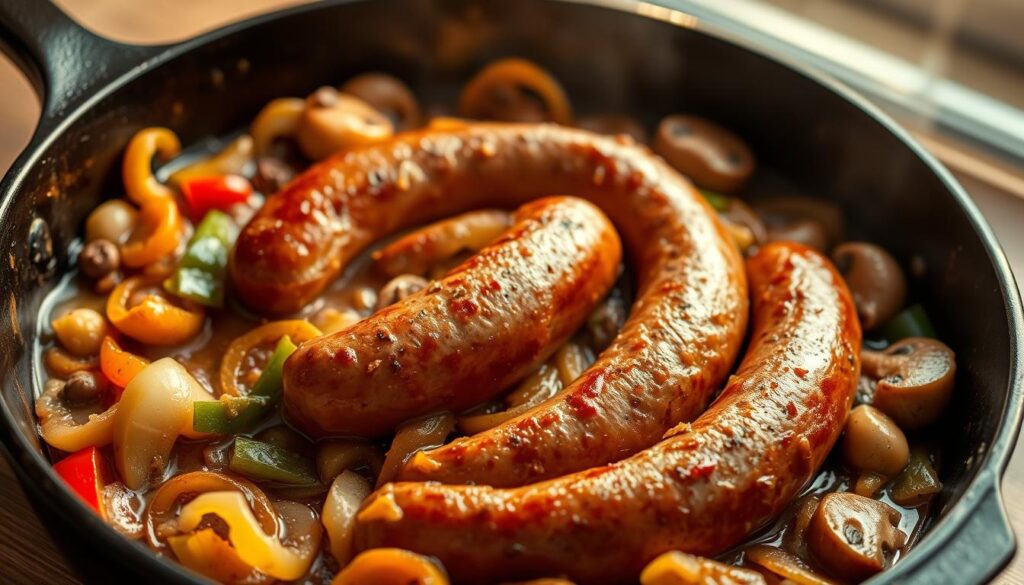 Beef Pan Sausage Skillet Dish