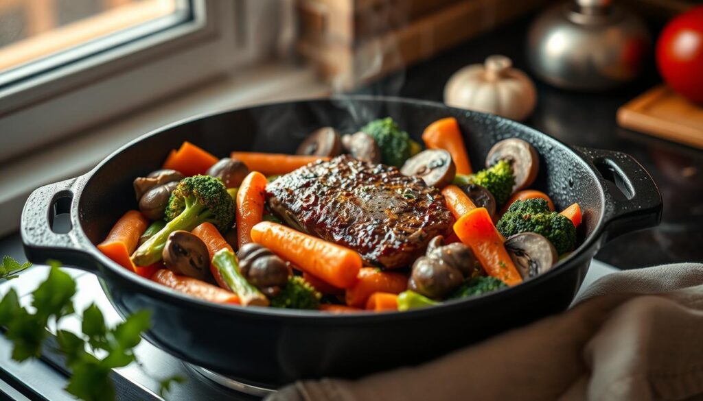 Beef and Vegetable Skillet Meal