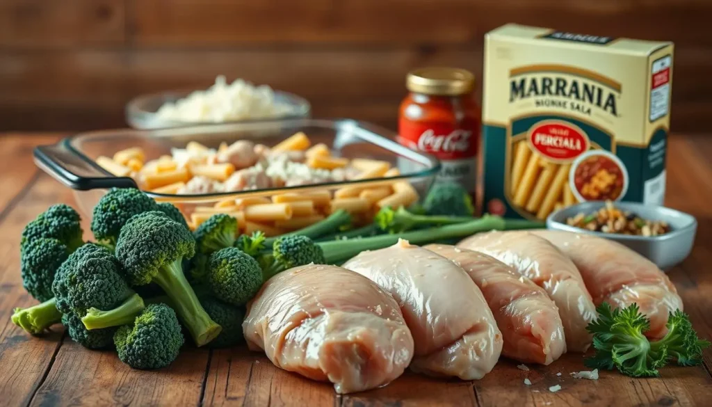 Chicken Broccoli Ziti Ingredients