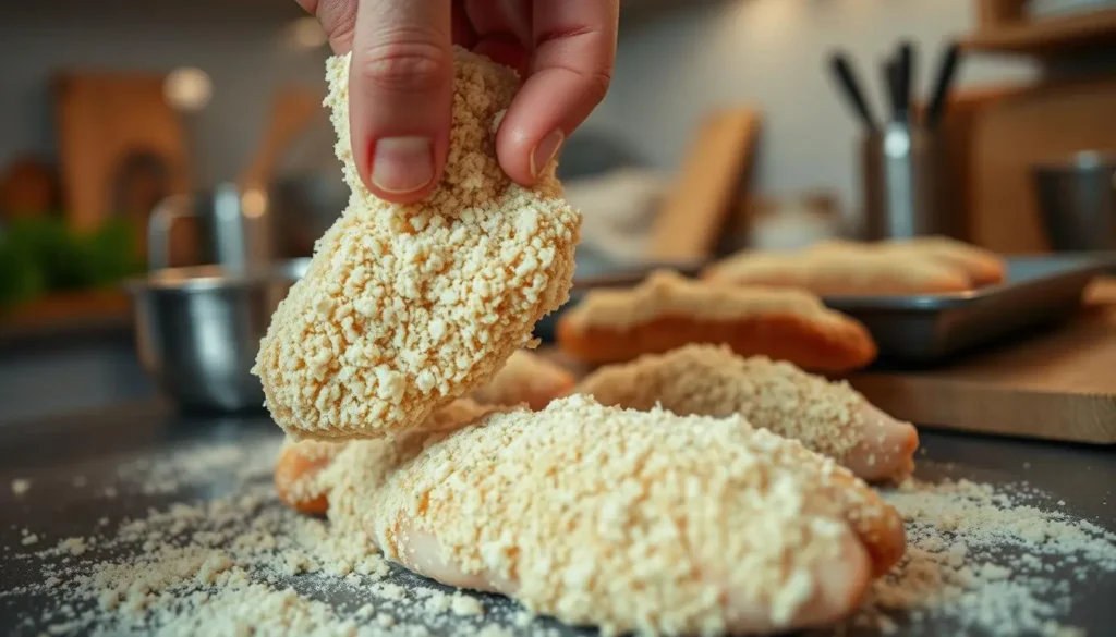 Chicken Parmesan Sub Breading Technique