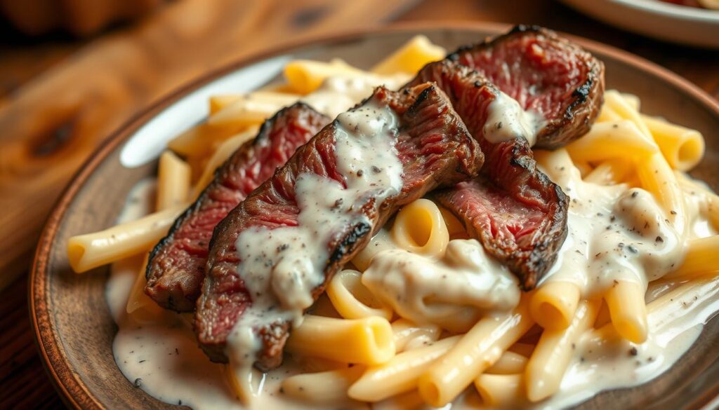 Creamy Steak Pasta Recipe