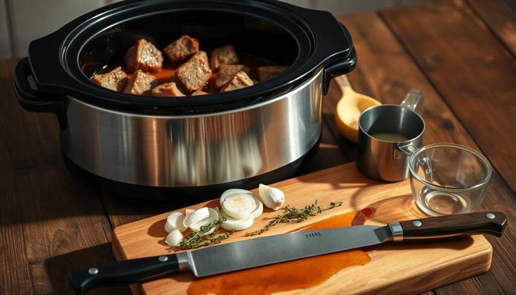 Crock Pot Cube Steak Preparation Steps