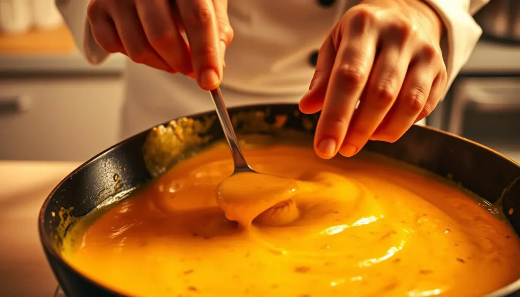 Curry Cream Sauce Preparation