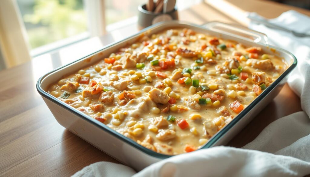 Easy King Ranch Casserole Preparation