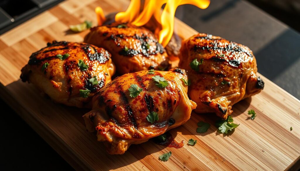 Grilled Mexican Chicken Thighs Preparation