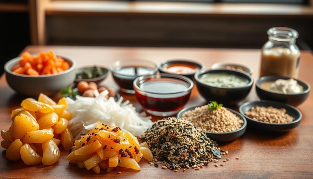 Japanese Sushi Bake Condiments