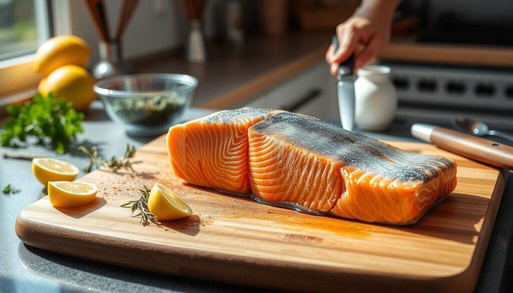 King Salmon Preparation Steps