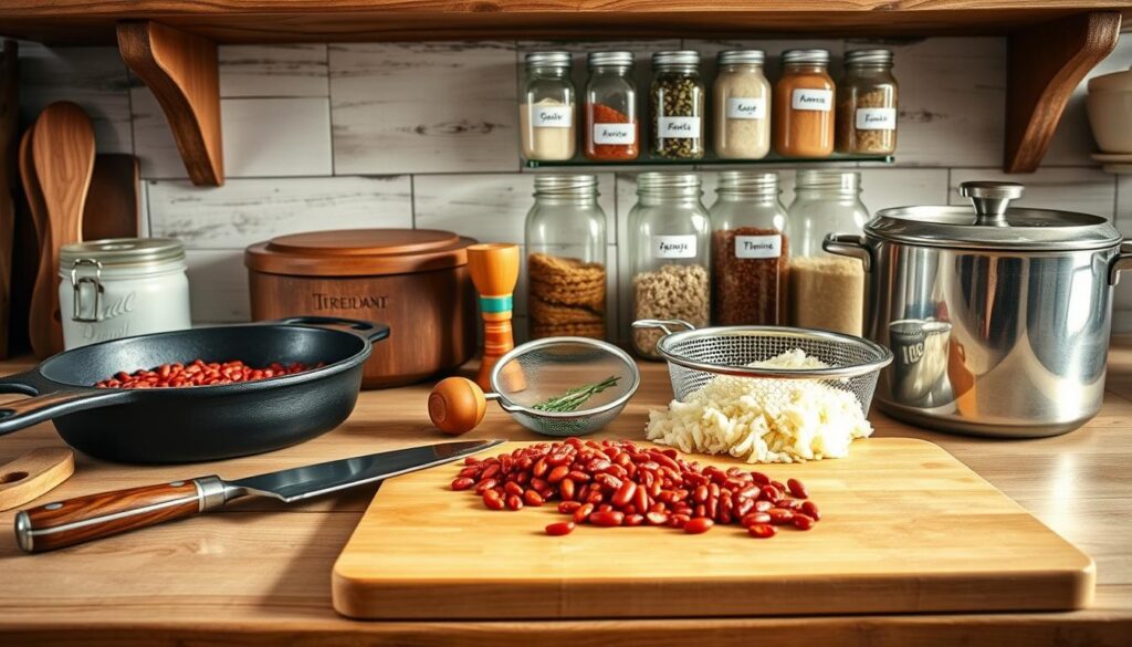 Kitchen Tools for Red Beans and Rice Recipe