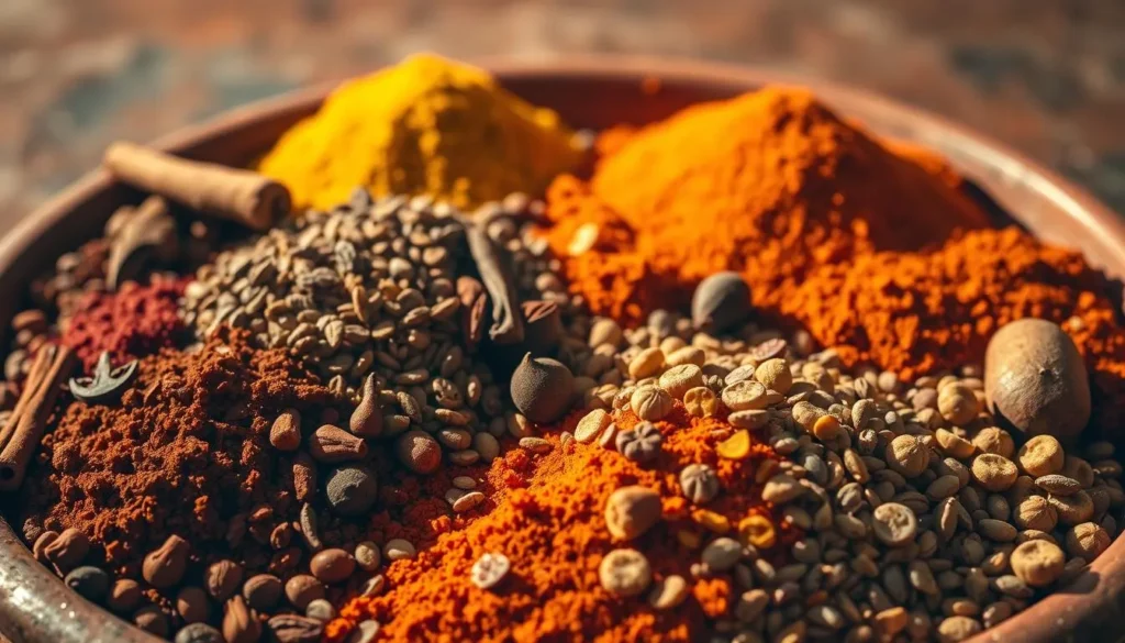 Moroccan spices for flavoring dishes