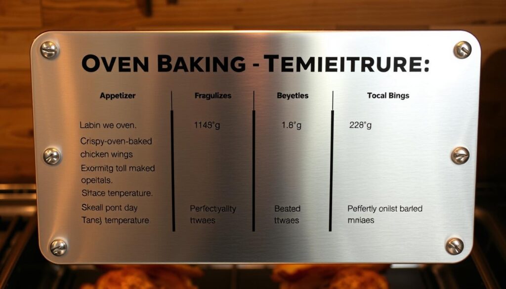 Oven-Baked Appetizer Temperature Guide