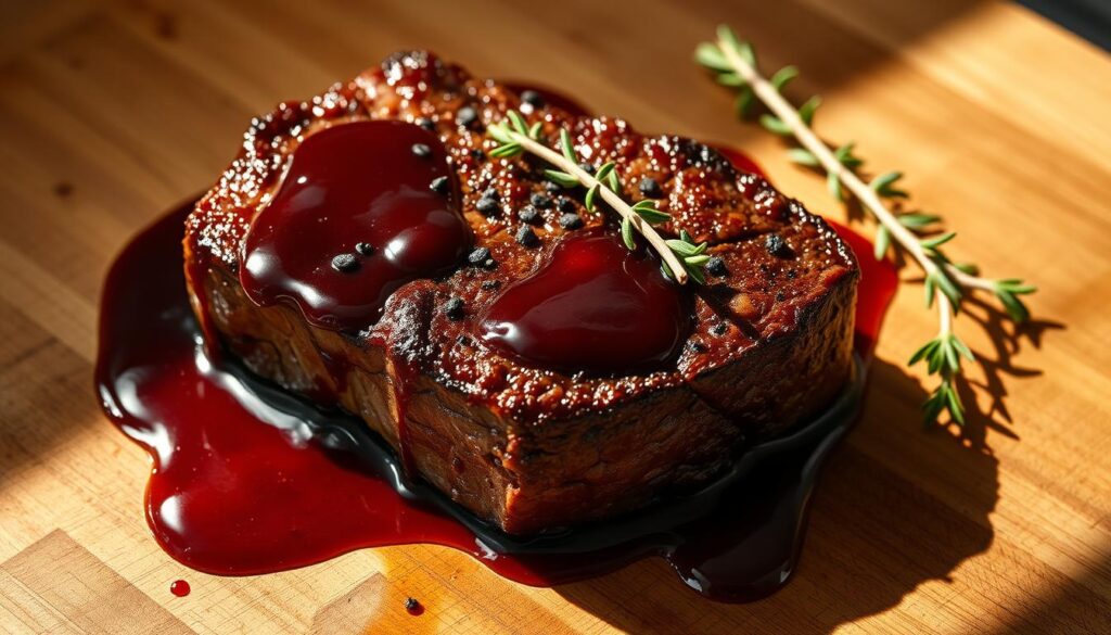 Pan-Seared Venison Cube Steak with Wine Reduction