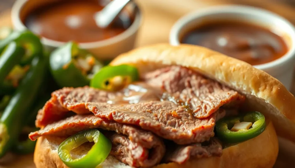 Portillo's Italian Beef Sandwich Ingredients