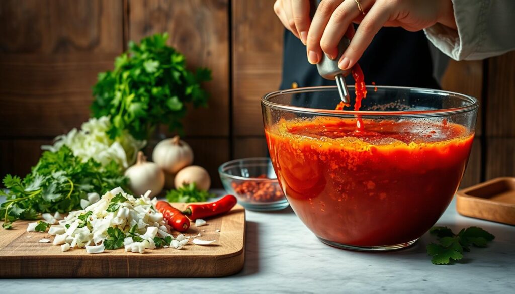 San Antonio Red Grilled Mexican Chicken Marinade Preparation