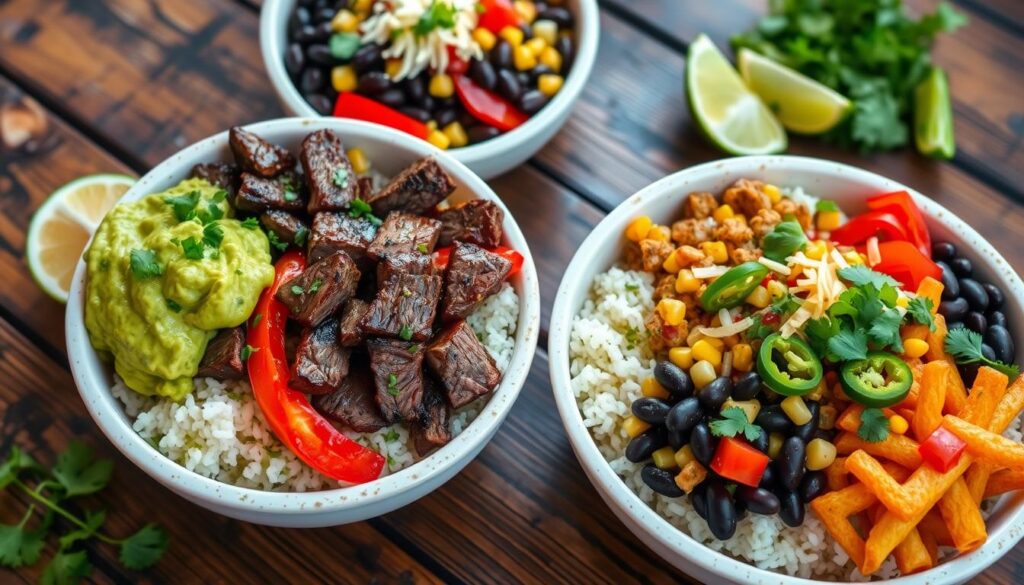 Steak Chipotle Bowl Variations