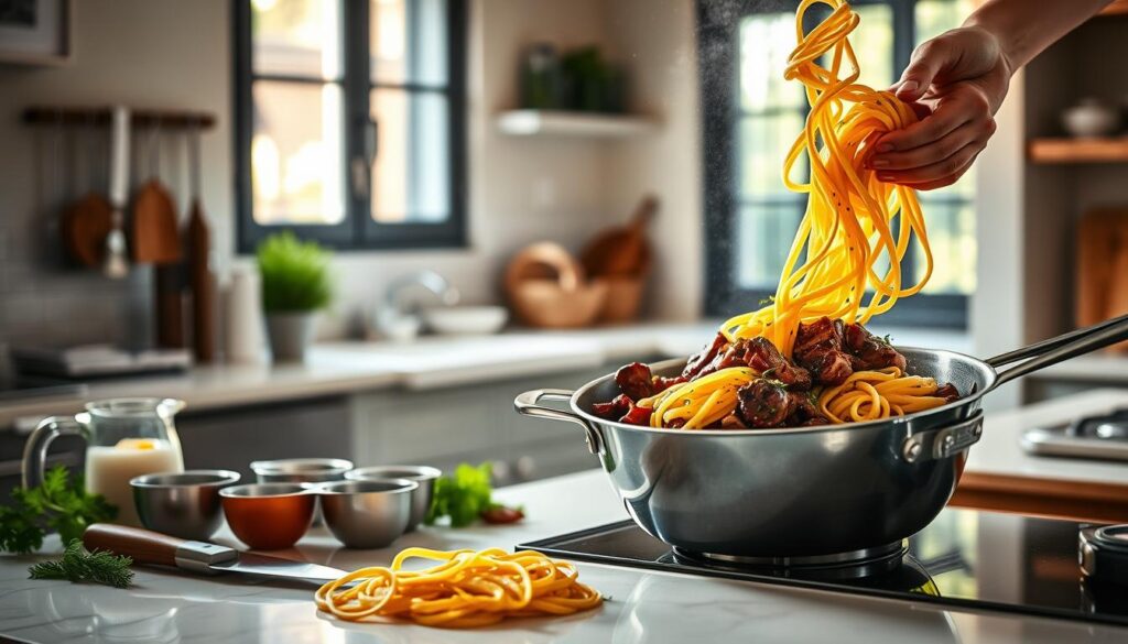 Steak Pasta Cooking Techniques