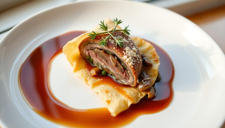 beef wellignton crepe recipe