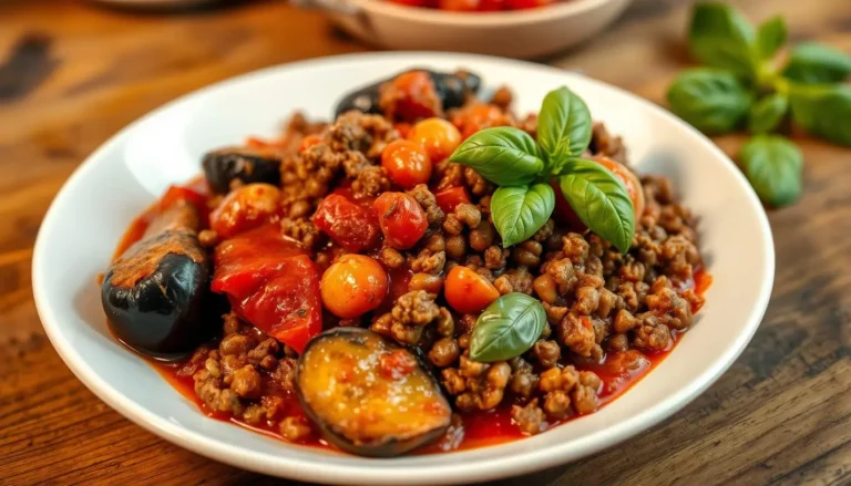 eggplant ground beef recipe