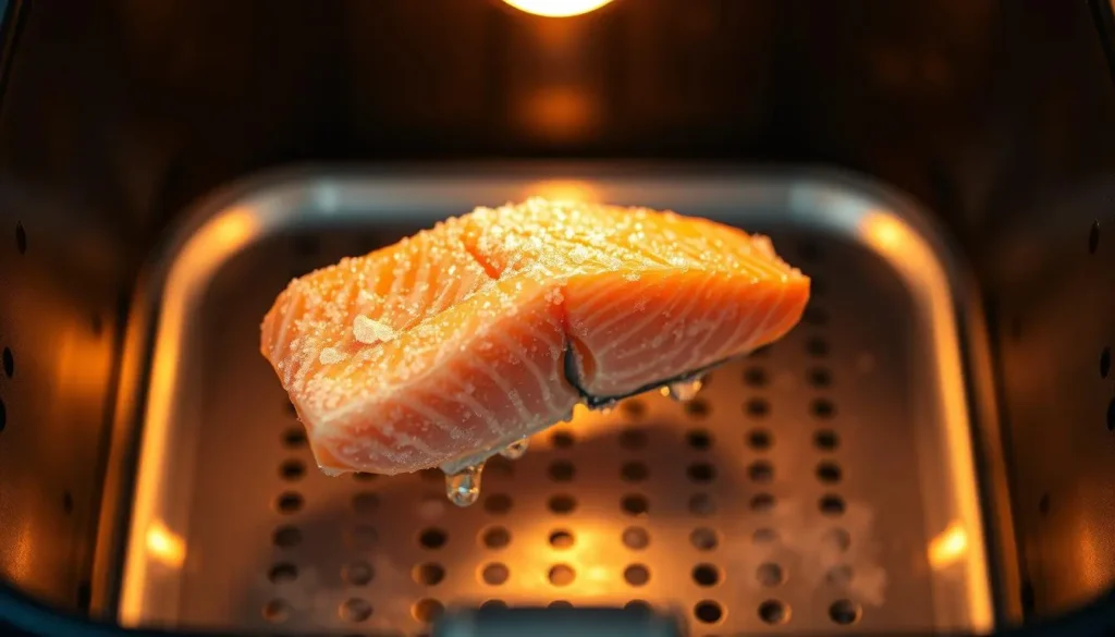 frozen salmon in air fryer