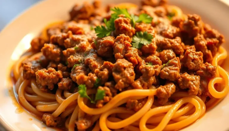 ground beef pasta recipes no tomato sauce