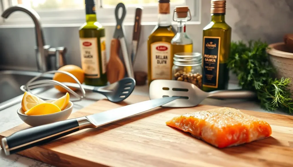 kitchen tools for italian salmon