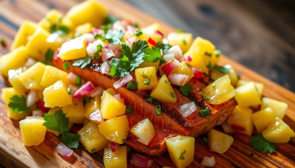 refreshing pineapple salsa