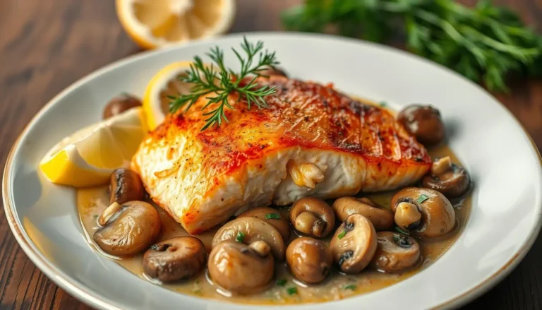 salmon and mushroom recipe