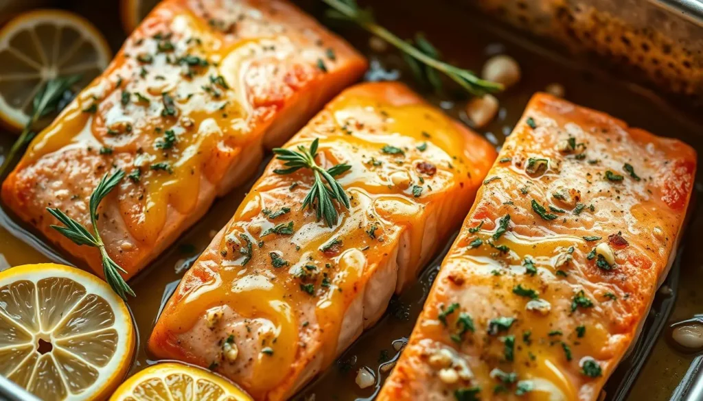 salmon oven lemon garlic