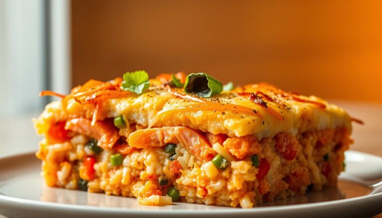 salmon sushi bake