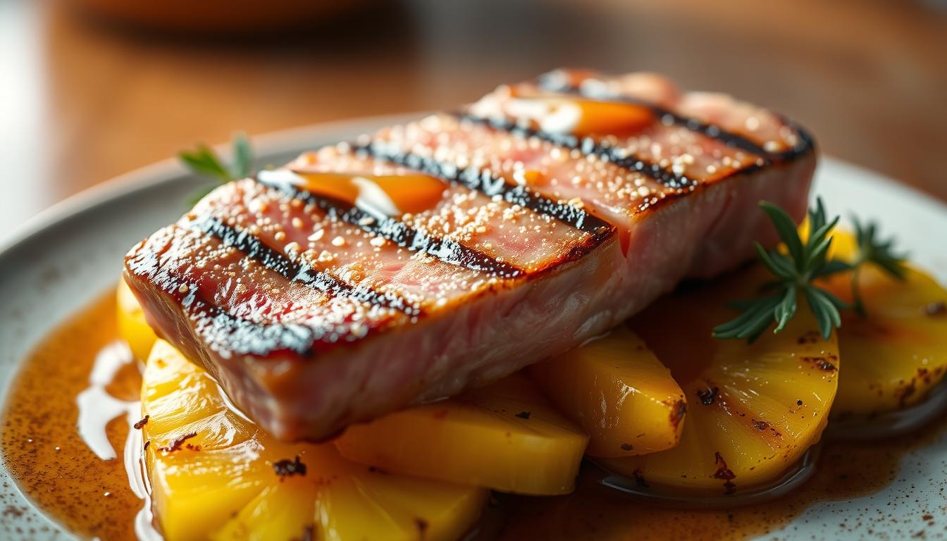 simple tuna steaks and pineapple recipes