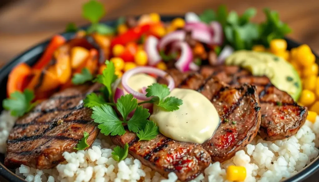 steak bowl assembly