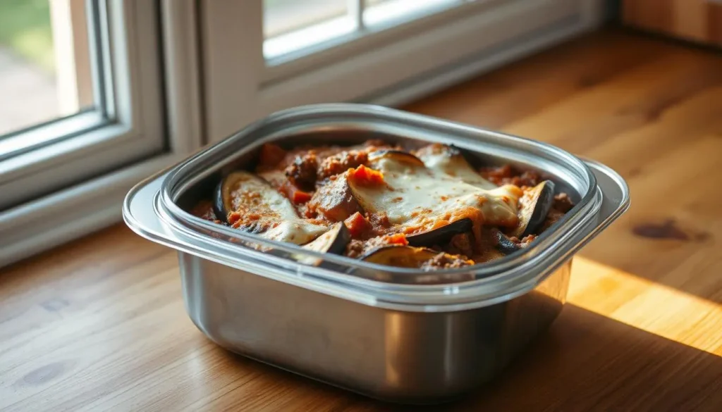 storing eggplant casserole