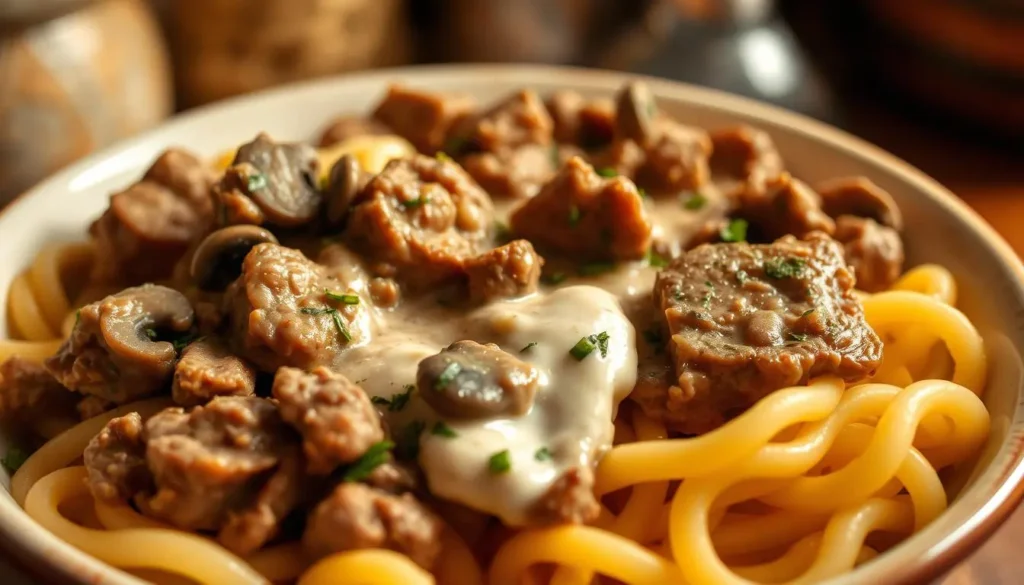 ww stroganoff - healthy comfort food