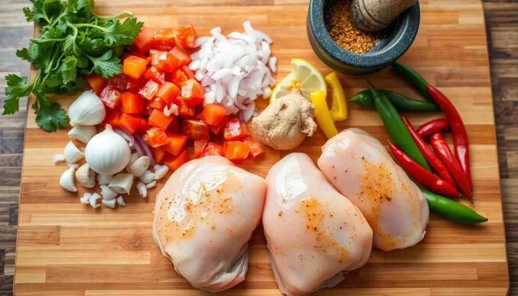 Chicken Caldereta Marinade Preparation