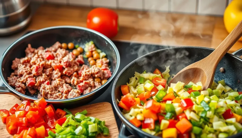 Hamburger Cabbage Recipe Cooking Steps