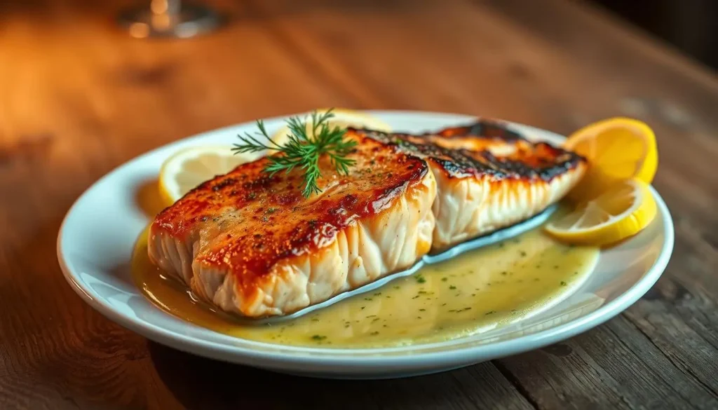 Marry Me Salmon with Garlic Lemon Sauce