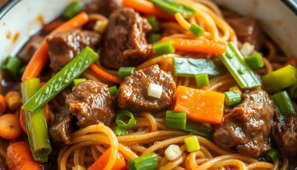 Mongolian Beef Ramen Stir-Fry