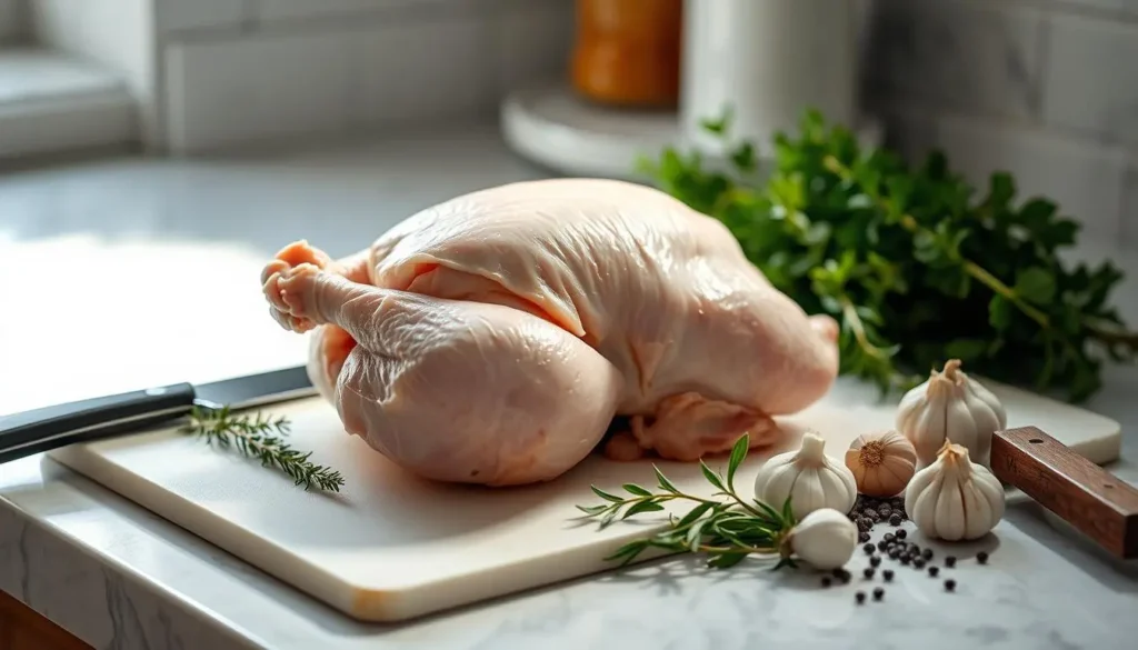 Preparing Chicken for Pastry Recipe