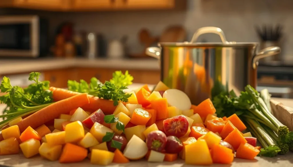 Vegetable Preparation for Beef Stew