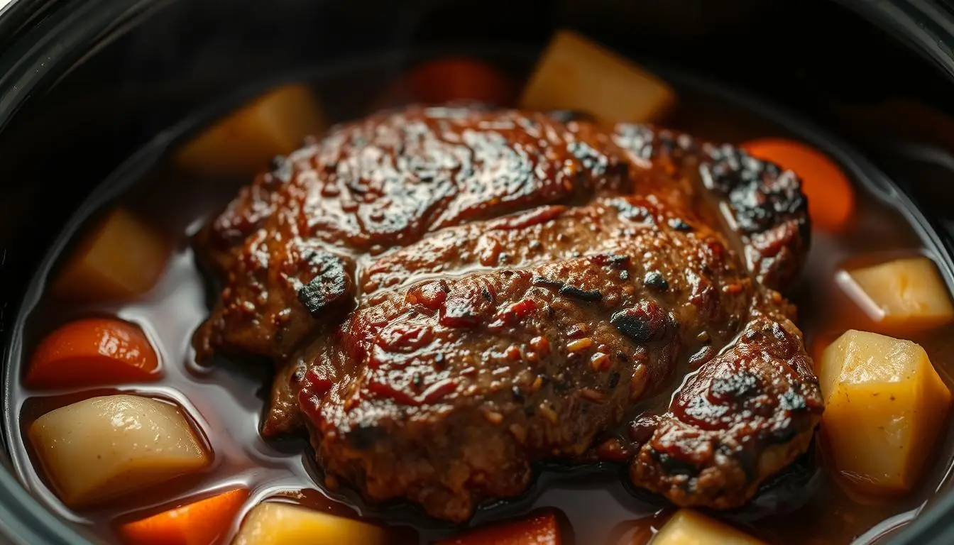 crock pot bucket steak