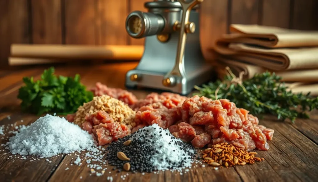 homemade beef sausage ingredients