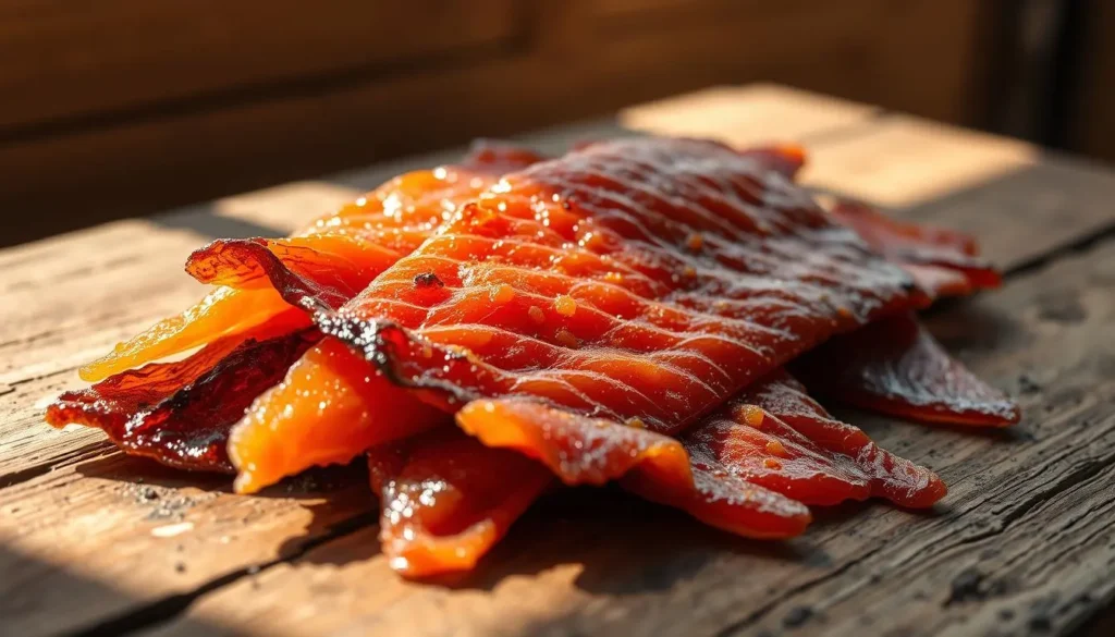 smoked salmon jerky